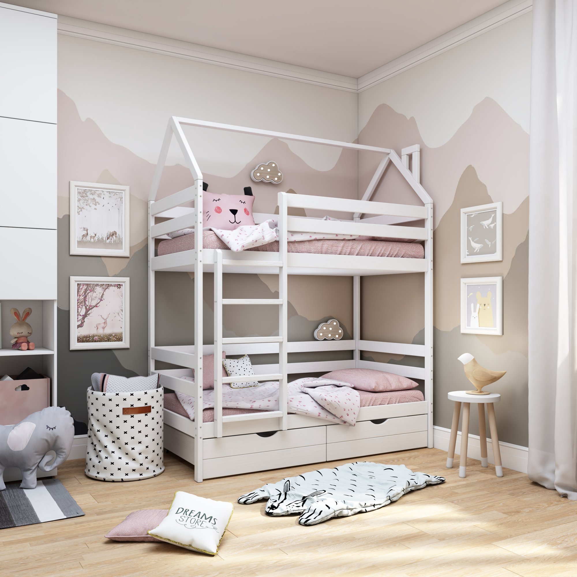 Кровать домик купить детскую кроватку домик в Екатеринбурге